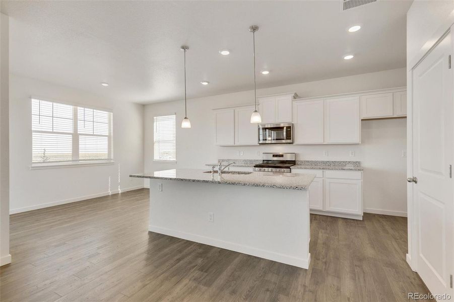 Furnished interior view inside a new home in Ridge at Johnstown, Johnstown (Image 8). Furnished interior view inside a new home in Ridge at Johnstown, Johnstown (Image 8).