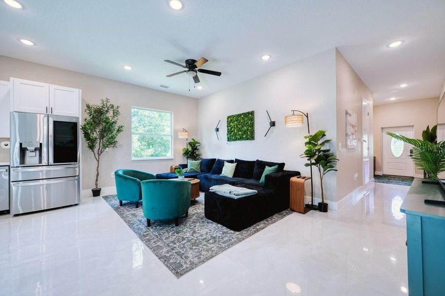 Furnished interior view inside a new home in , Port Charlotte (Image 17). Furnished interior view inside a new home in , Port Charlotte (Image 17).