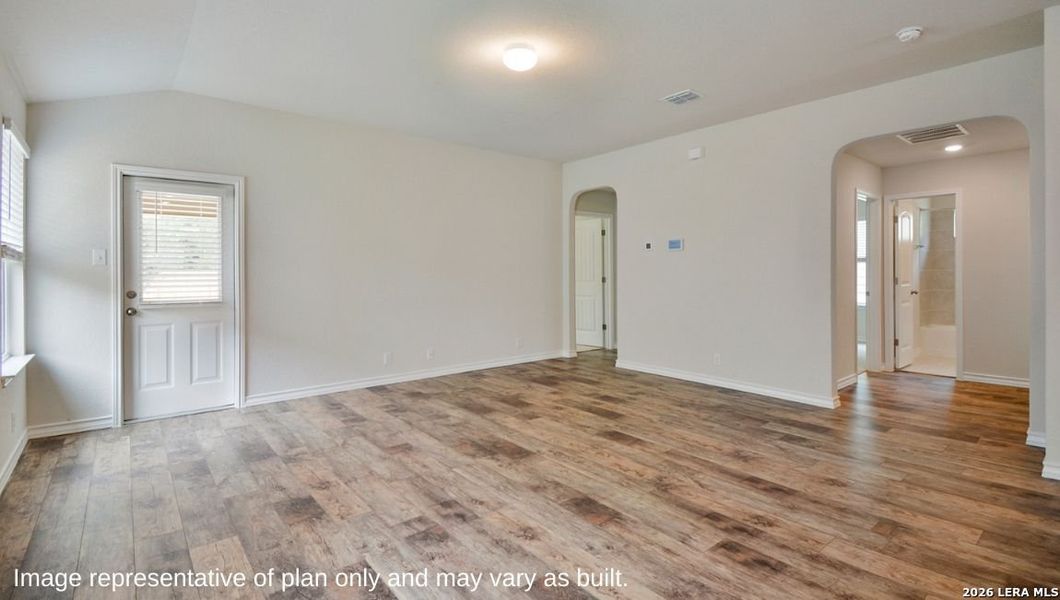Spacious, unfurnished interior of a new home in Riverstone at Westpointe, San Antonio (Image 13).