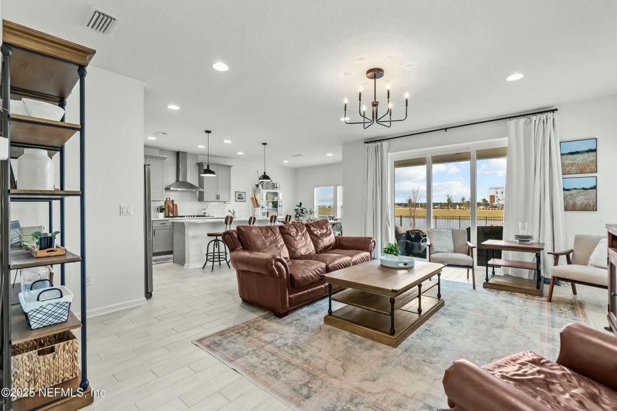 Furnished interior view inside a new home in Silver Landing at SilverLeaf, St. Augustine (Image 25).