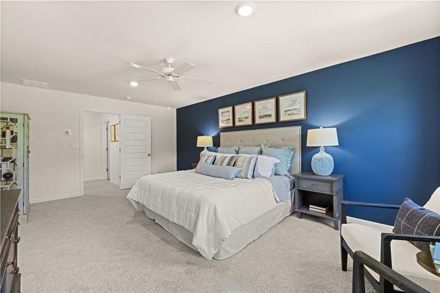 Furnished interior view inside a new home in Kingston Ranch at Lake Oconee, Buckhead (Image 44).