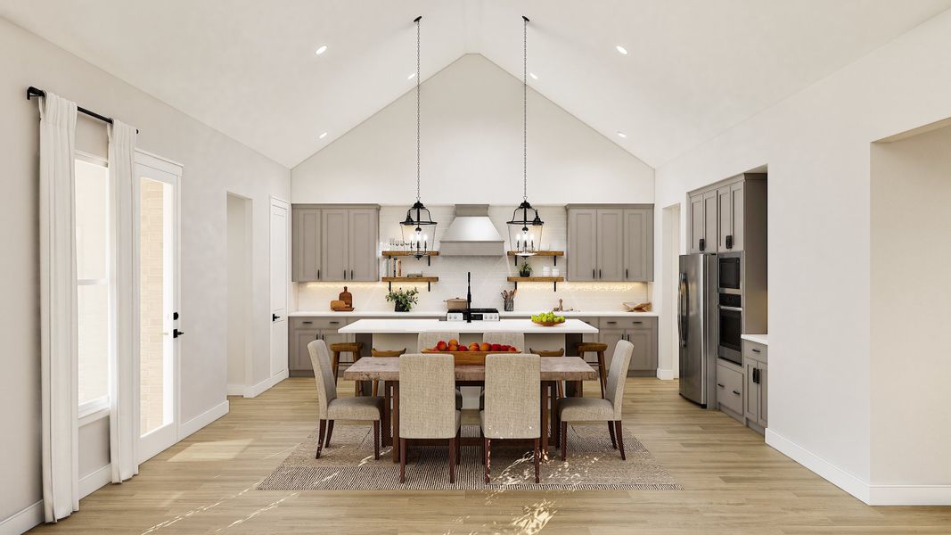 Representative furnished interior of a home built from the Stirling by K. Hovnanian® Homes in Monterra, Rockwall (Image 20).