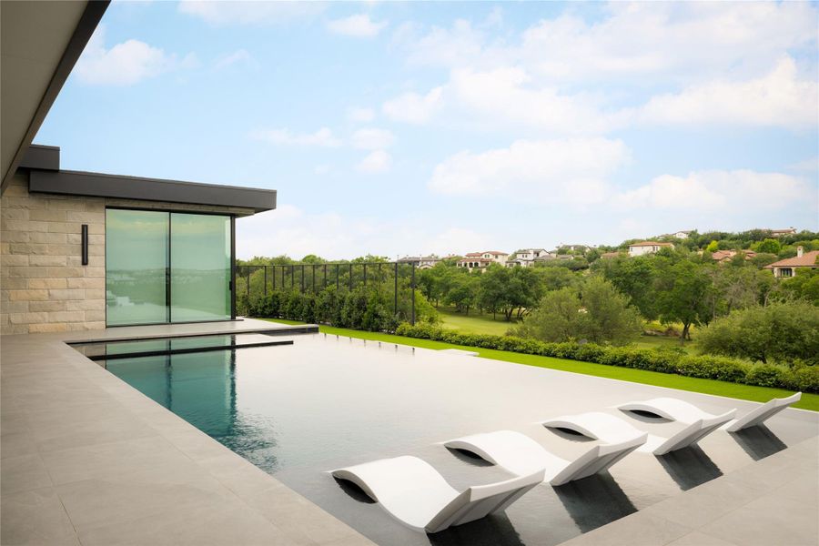 Exterior details and patio area of a home in , Austin (Image 3).