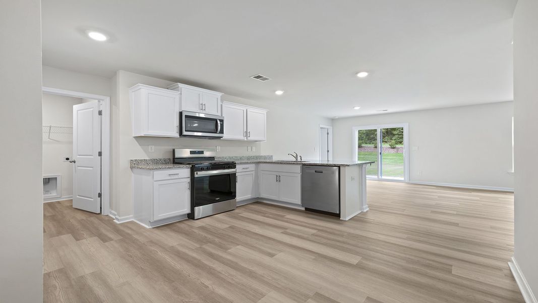 Furnished interior view inside a new home in Bentley Park, Greenwood (Image 4). Furnished interior view inside a new home in Bentley Park, Greenwood (Image 4).