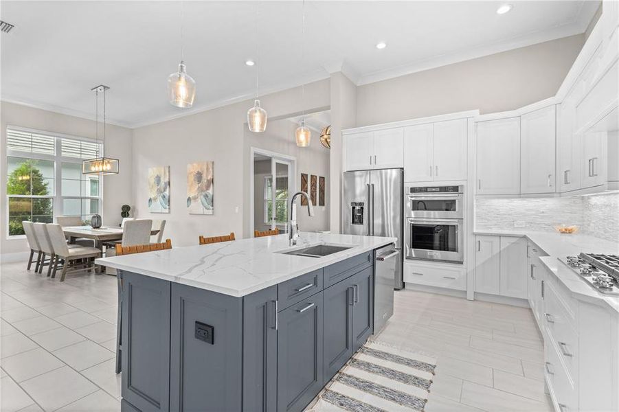 Furnished interior view inside a new home in , Bradenton (Image 8). Furnished interior view inside a new home in , Bradenton (Image 8).