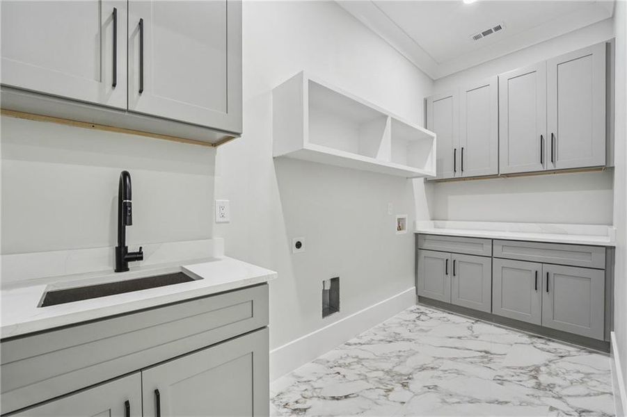 Furnished interior view inside a new home in , Commerce (Image 37).