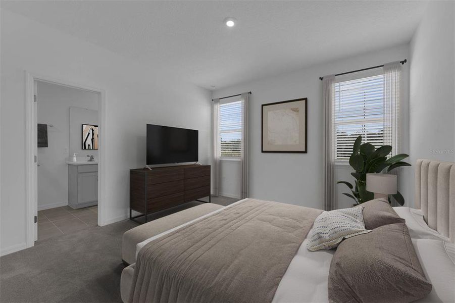 Furnished interior view inside a new home in Spring Walk at the Junction, Debary (Image 11). Furnished interior view inside a new home in Spring Walk at the Junction, Debary (Image 11).