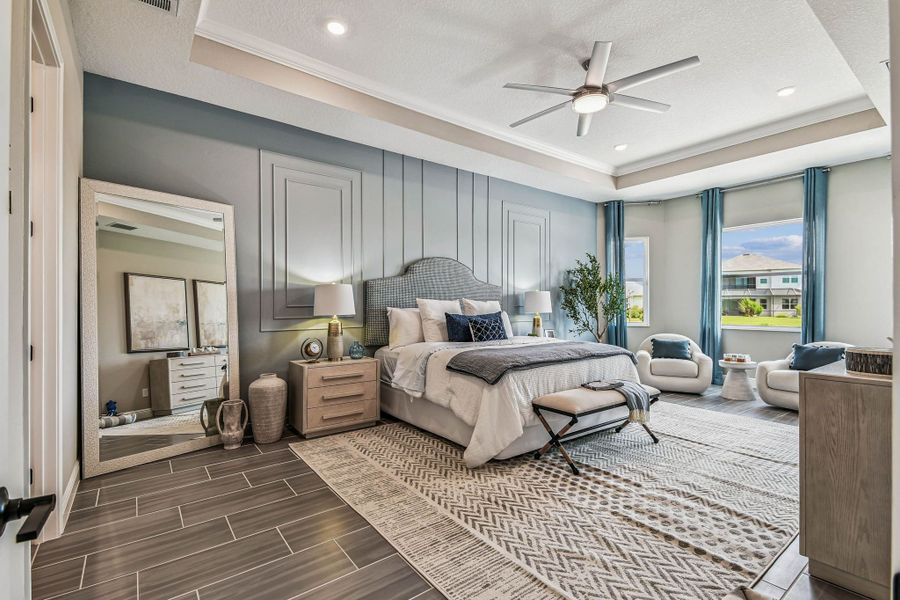 Furnished interior view inside a new home in River Preserve Estates, Parrish (Image 10).