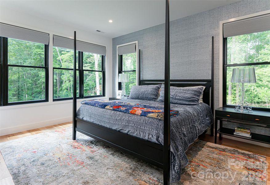 Furnished interior view inside a new home in , Weaverville (Image 37).