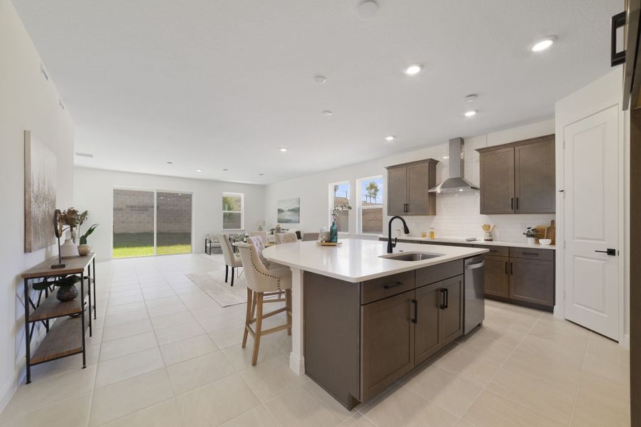 Furnished interior view inside a new home in Vintner Reserve, Clermont (Image 6). Furnished interior view inside a new home in Vintner Reserve, Clermont (Image 6).
