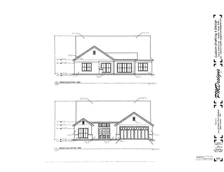 Exterior rendering of this home design in , Chandler, TX (Image 5).