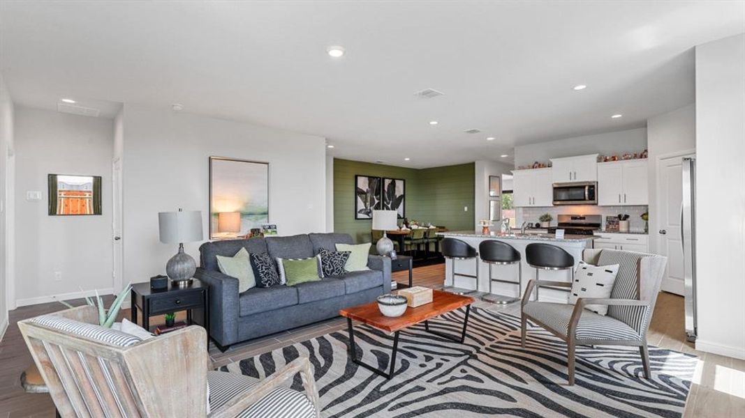 Furnished interior view inside a new home in Terra Trace, Fort Worth (Image 30).