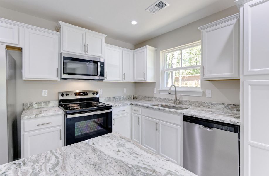 Furnished interior view inside a new home in , Goose Creek (Image 13). Furnished interior view inside a new home in , Goose Creek (Image 13).