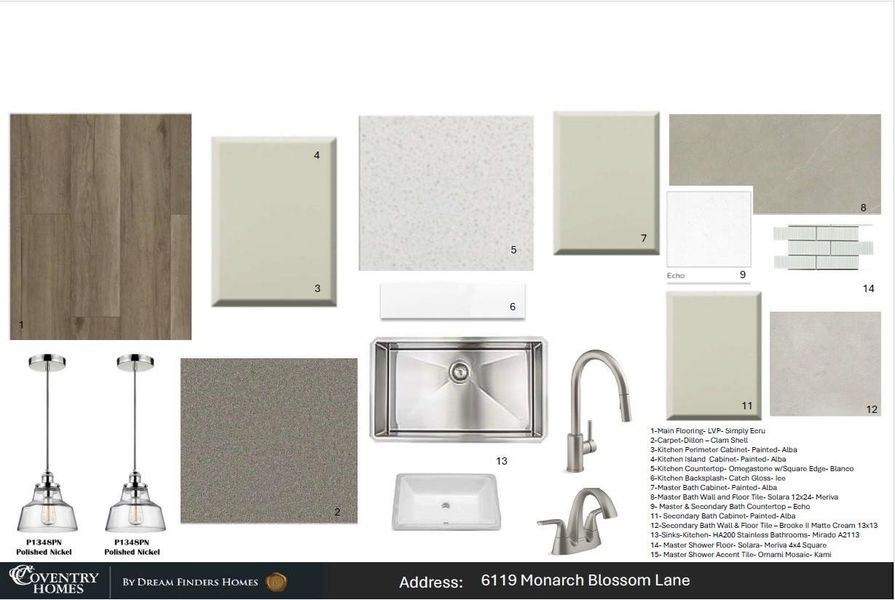 Sample of building materials used in homes in Arabella on the Prairie, Richmond (Image 14).