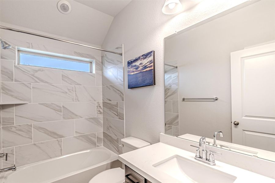 Furnished interior view inside a new home in Bridgeland: Heritage Collection, Cypress (Image 39). Furnished interior view inside a new home in Bridgeland: Heritage Collection, Cypress (Image 39).