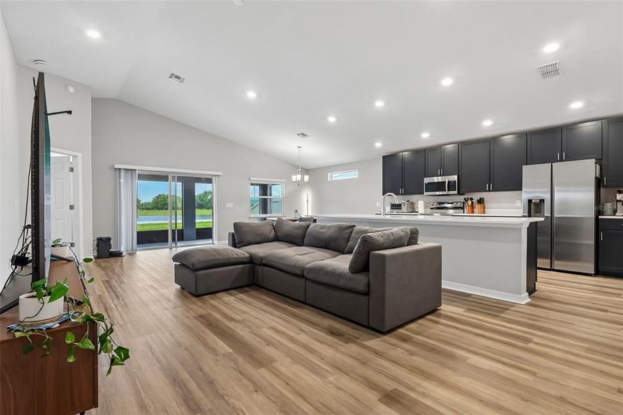 Furnished interior view inside a new home in The Crossings - Single-Family Homes, St. Cloud (Image 12).