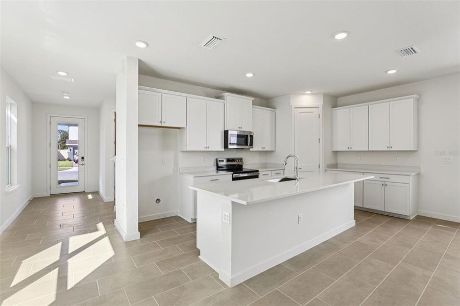 Furnished interior view inside a new home in Trinity Place, St. Cloud (Image 10). Furnished interior view inside a new home in Trinity Place, St. Cloud (Image 10).