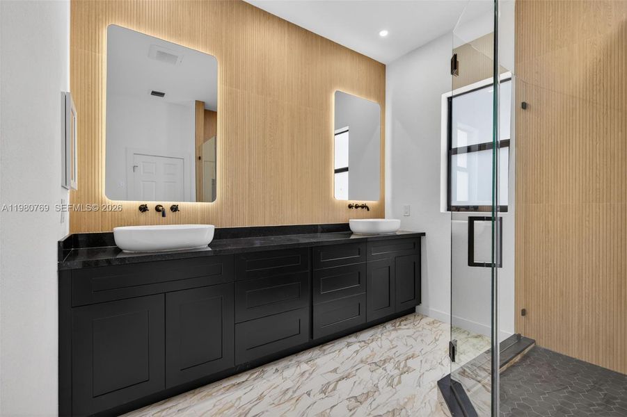 Furnished interior view inside a new home in , Fort Lauderdale (Image 8).