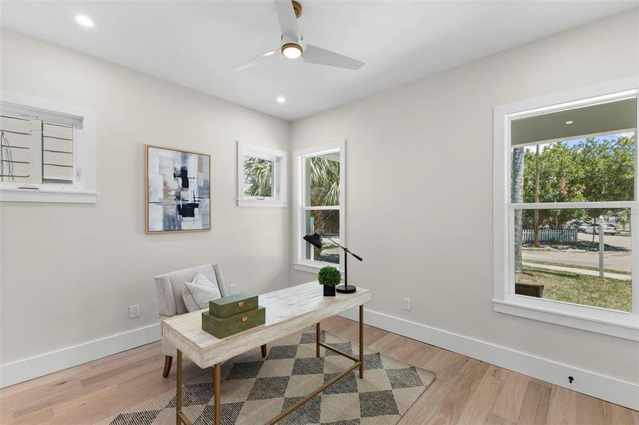 Furnished interior view inside a new home in , St. Petersburg (Image 45).