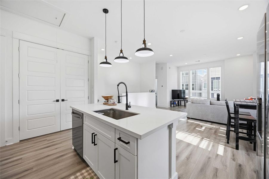 Furnished interior view inside a new home in , Houston (Image 12).