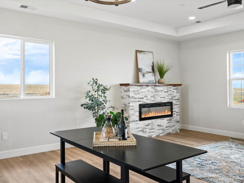 Furnished interior view inside a new home in , Strasburg (Image 21).