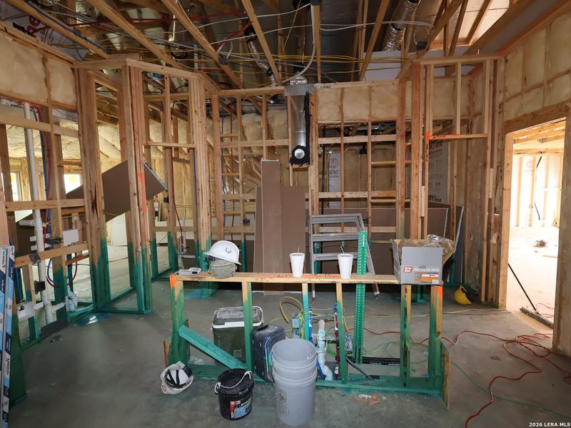 In-progress construction of a new home in Hickory Ridge, Elmendorf, TX (Image 27). In-progress construction of a new home in Hickory Ridge, Elmendorf, TX (Image 27).