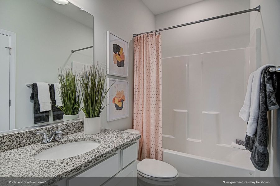 Furnished interior view inside a new home in Langdon Preserve, Angier (Image 17).