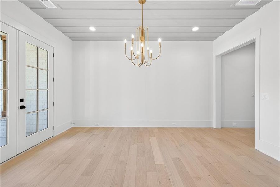 Spacious, unfurnished interior of a new home in Town Farms, Peachtree Corners (Image 51).