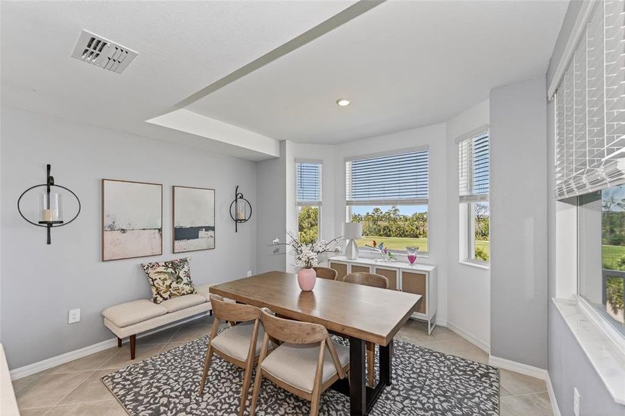 Furnished interior view inside a new home in Wellen Park Golf & Country Club, Venice (Image 19).