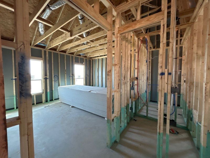 In-progress construction of a new home in Creekview Addition, Van Alstyne, TX (Image 8).