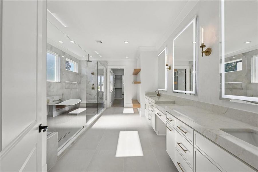 Furnished interior view inside a new home in , Buford (Image 14).