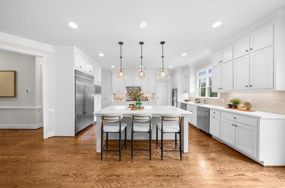 Furnished interior view inside a new home in , Canton (Image 52).