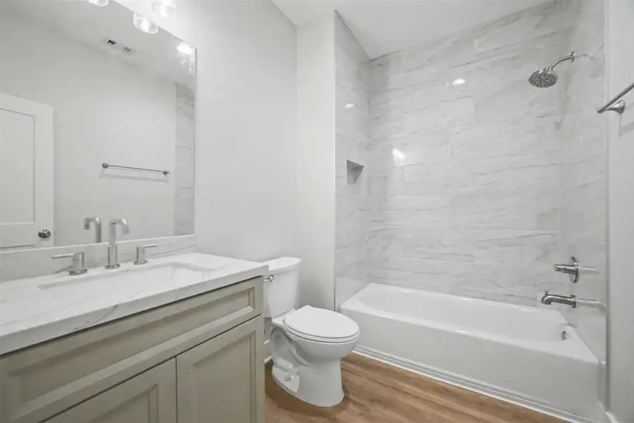 Furnished interior view inside a new home in , Dickinson (Image 12).