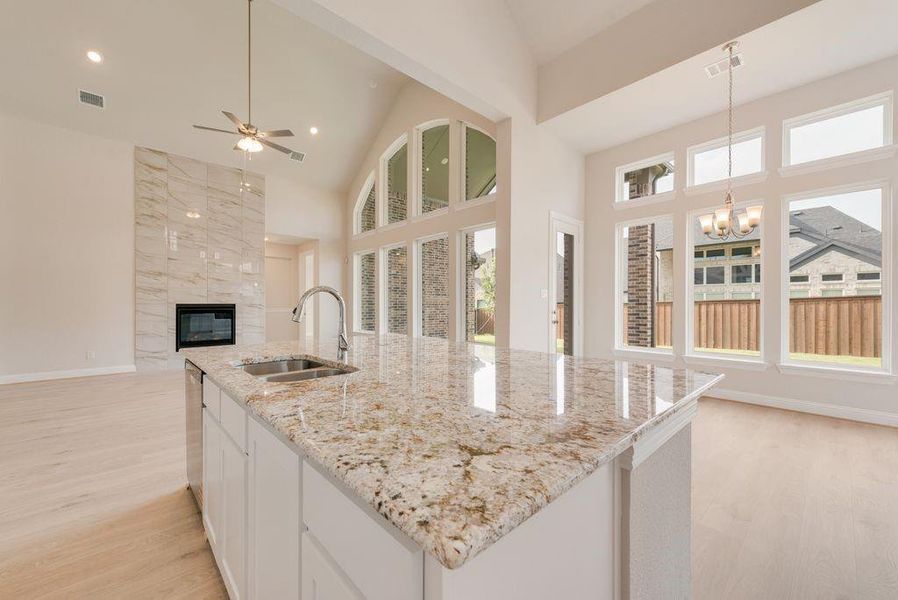Furnished interior view inside a new home in Somercrest, Midlothian (Image 4).