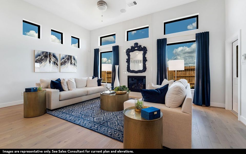 Furnished interior view inside a new home in Westridge, McKinney (Image 16). Furnished interior view inside a new home in Westridge, McKinney (Image 16).