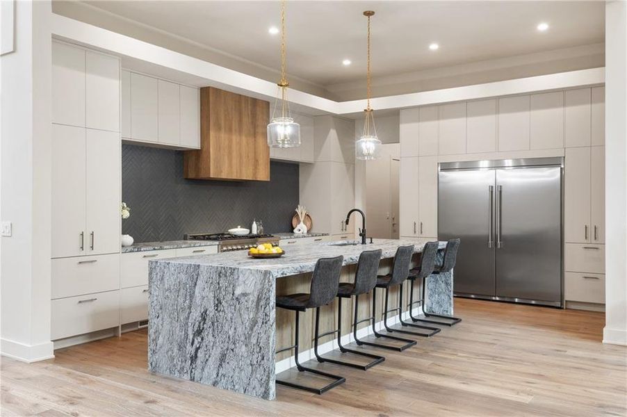 Furnished interior view inside a new home in , Sandy Springs (Image 48).