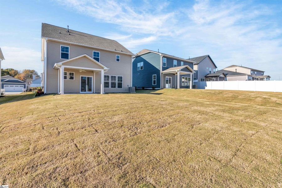 Exterior details and patio area of a home in Halton Oaks, Spartanburg (Image 4).