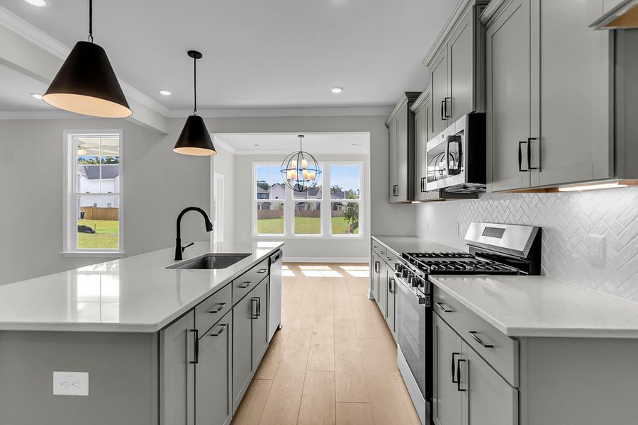 Furnished interior view inside a new home in , Summerville (Image 7).