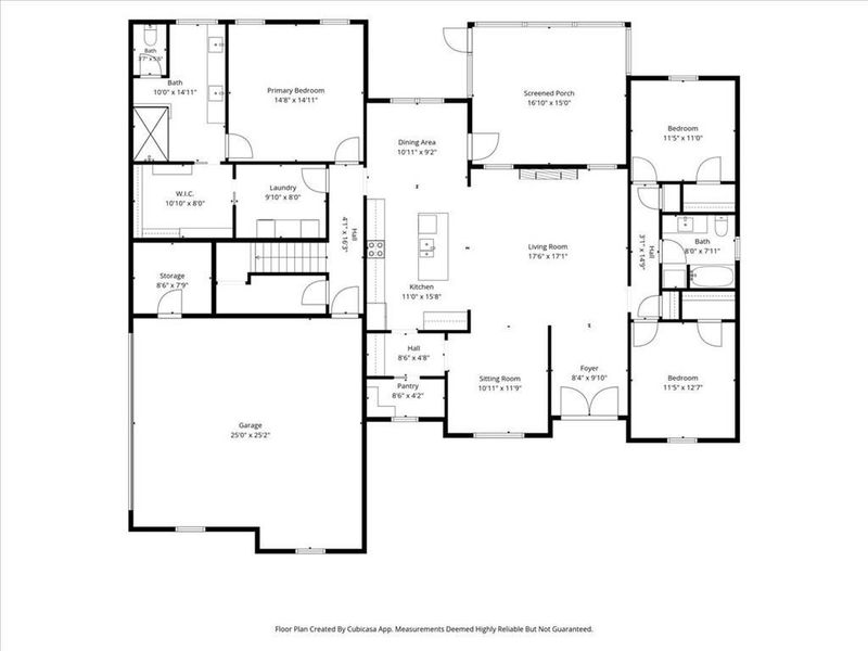 2D floor plan layout of this home in , Rome, GA (Image 5). 2D floor plan layout of this home in , Rome, GA (Image 5).