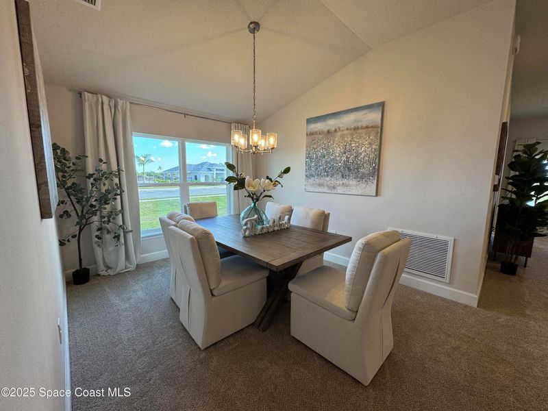 Furnished interior view inside a new home in St. John Preserve, Palm Bay (Image 10). Furnished interior view inside a new home in St. John Preserve, Palm Bay (Image 10).