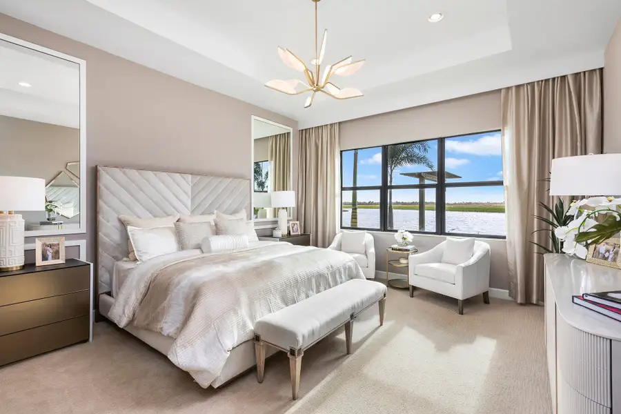 Representative furnished interior of a home built from the Caroline by GL Homes in Valencia Parc at Riverland, Port St. Lucie (Image 16).