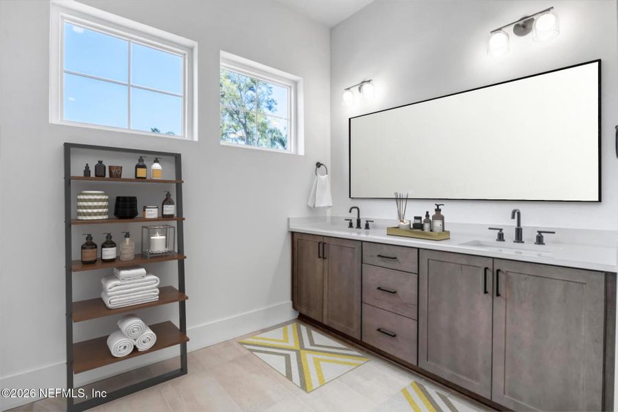 Furnished interior view inside a new home in , St. Augustine (Image 9).