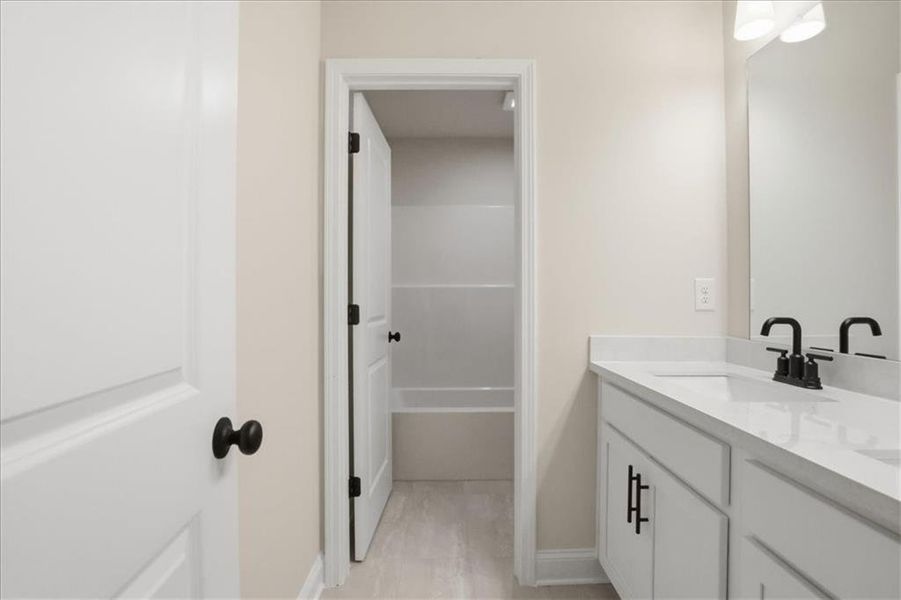 Furnished interior view inside a new home in Bradley Gin, Monroe (Image 32).