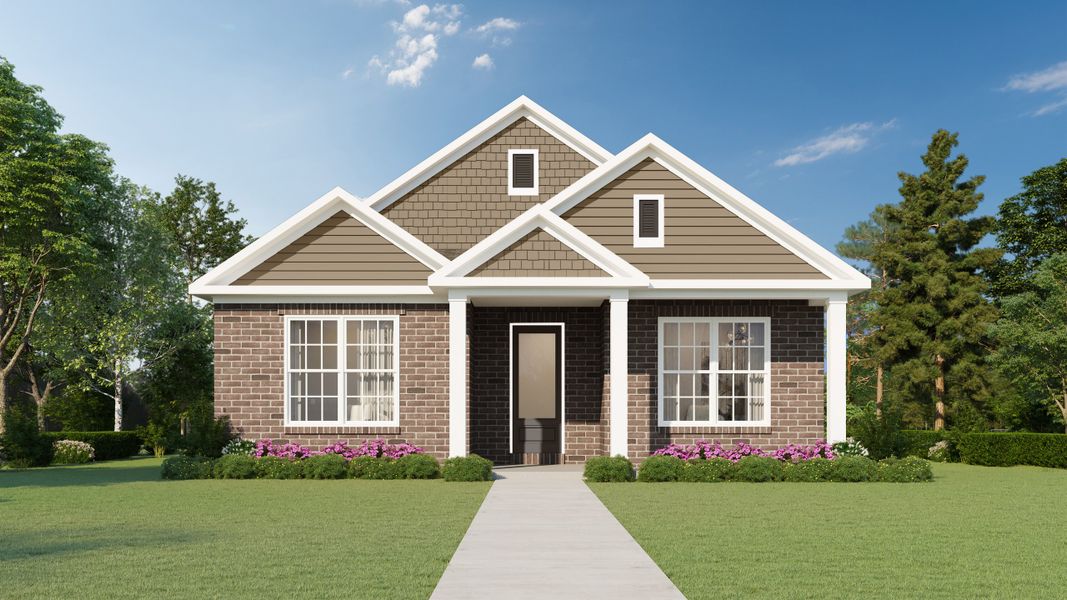 Representative exterior photo of a completed home built from the Murphy by Grant & Co in Union Depot, Bartlett, TN (Image 4).