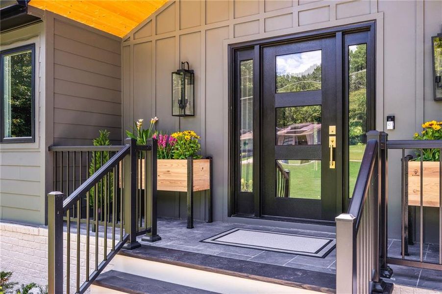 Exterior details and patio area of a home in , Alpharetta (Image 30).