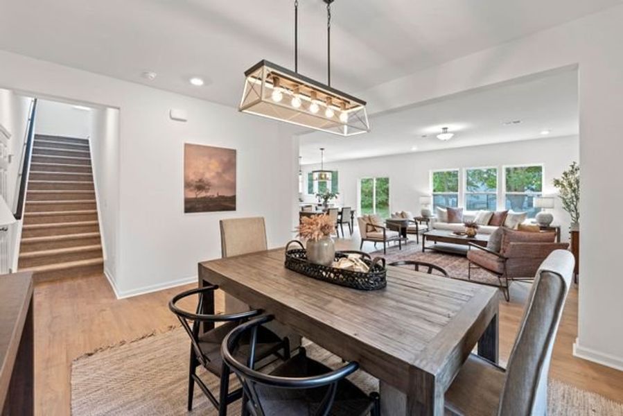 Representative furnished interior of a home built from the Hope by True Homes in Westbrook Falls, Colfax (Image 11).