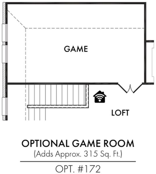 Game Room (eliminates Loft) Game Room (eliminates Loft)