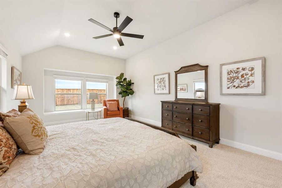 Furnished interior view inside a new home in ArrowBrooke, Aubrey (Image 15).