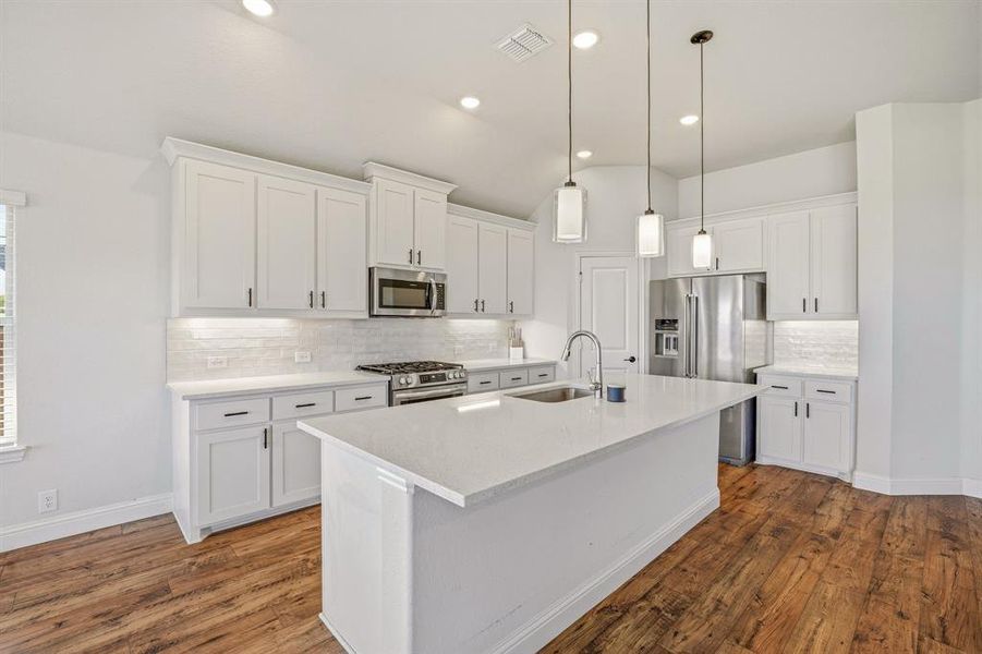 Furnished interior view inside a new home in , Godley (Image 8).