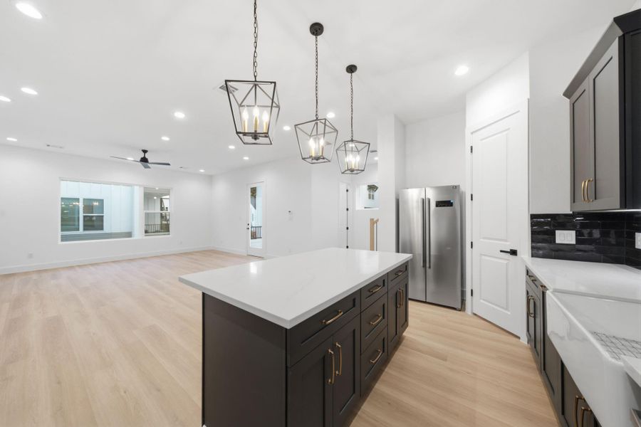 Furnished interior view inside a new home in , Houston (Image 12).